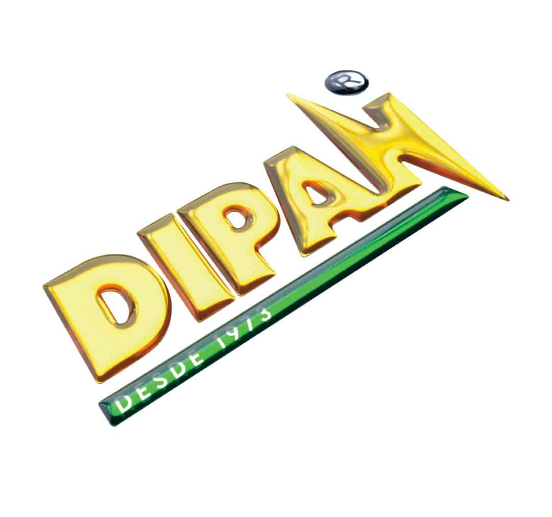 Sticker 3D logo Dipan