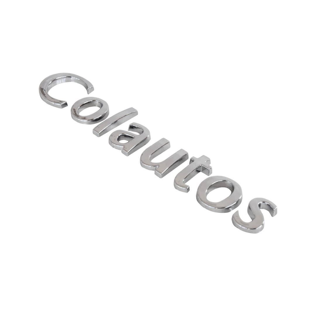 Logo Colautos cromado